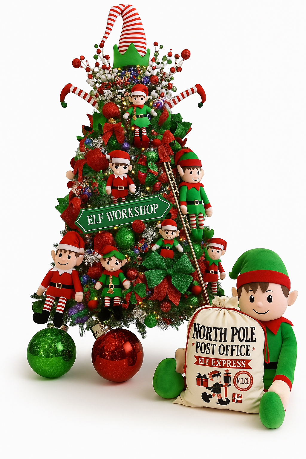 Elf Workshop Christmas Tree Bundle