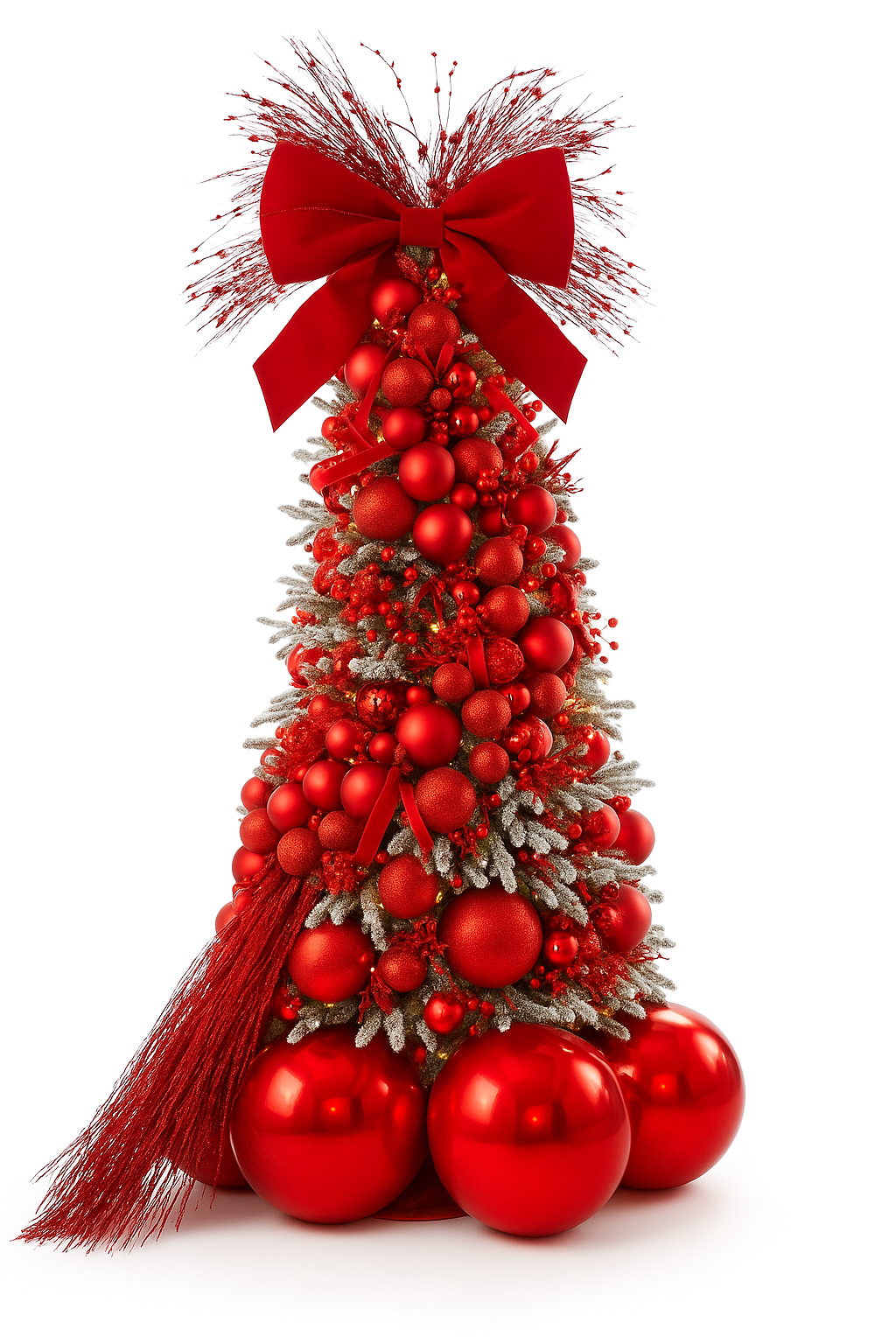 Crimson Elegance Christmas Tree Bundle