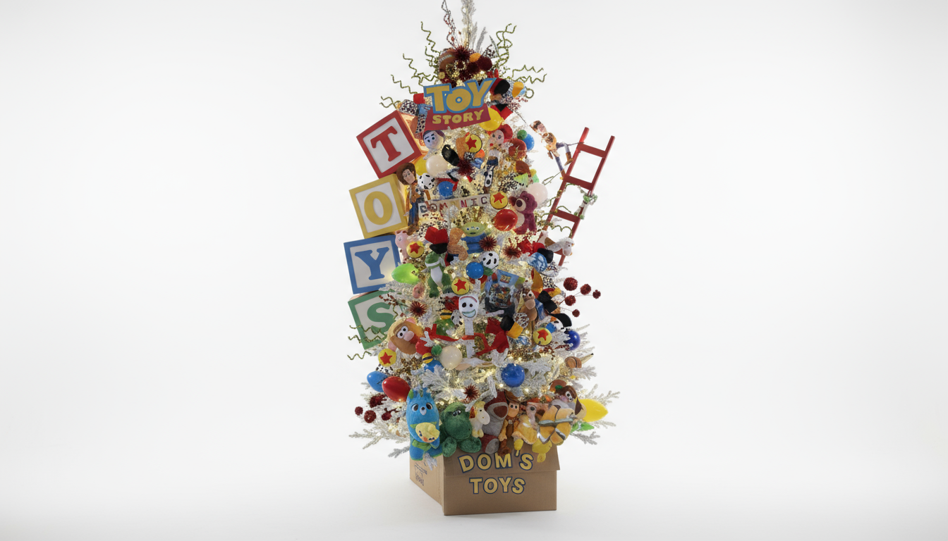 toy story inspired Christmas tree bundle