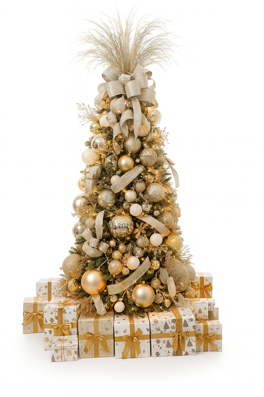 Golden Luxe Christmas Tree Bundle