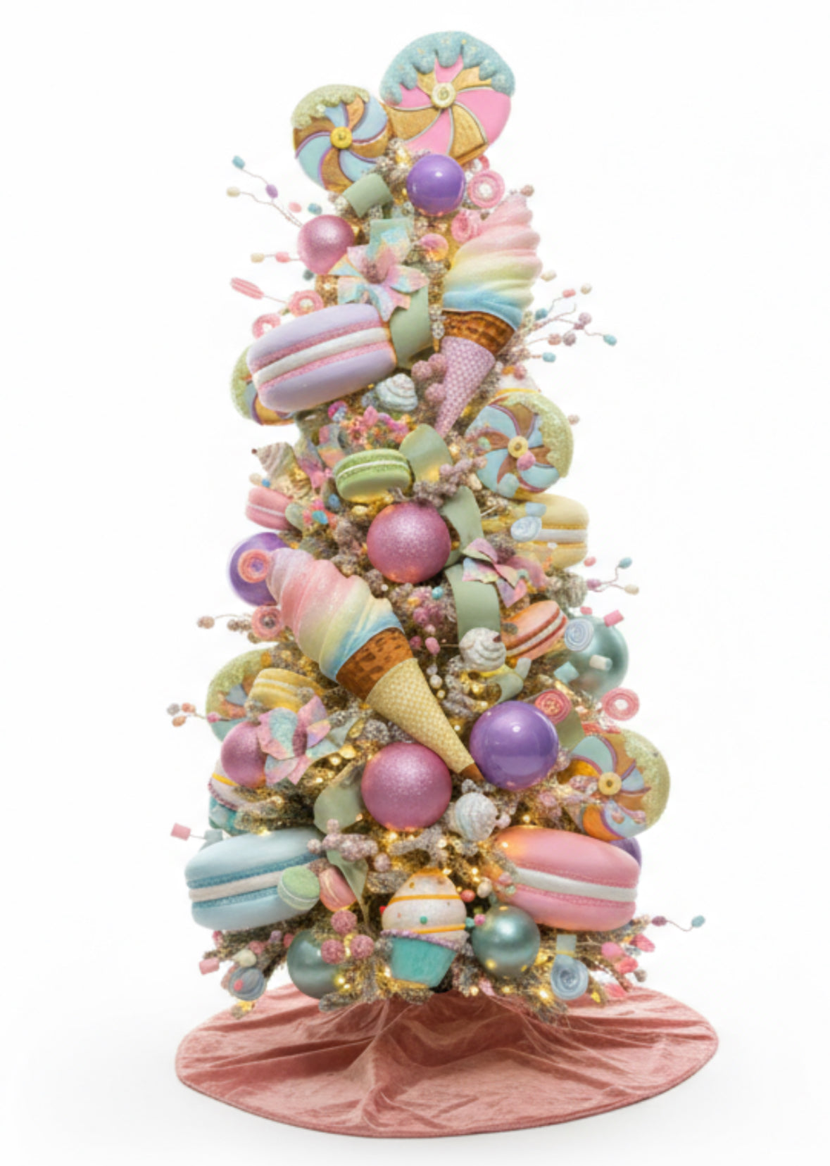candy land pastel Christmas tree bundle